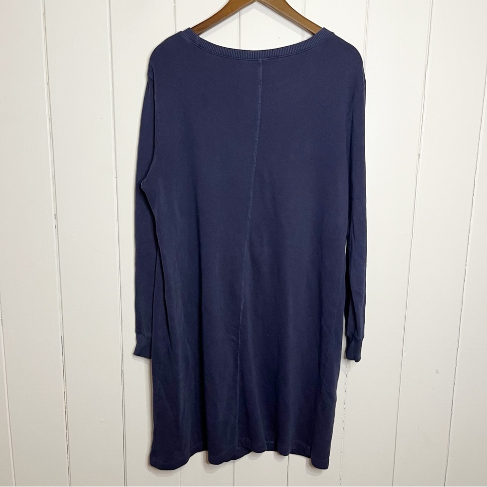 Old Navy Blue Long Sleeve Sweater Dress. Size Large. - Picture 6 of 6
